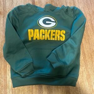 NFL Green and Yellow Kids Hoodie